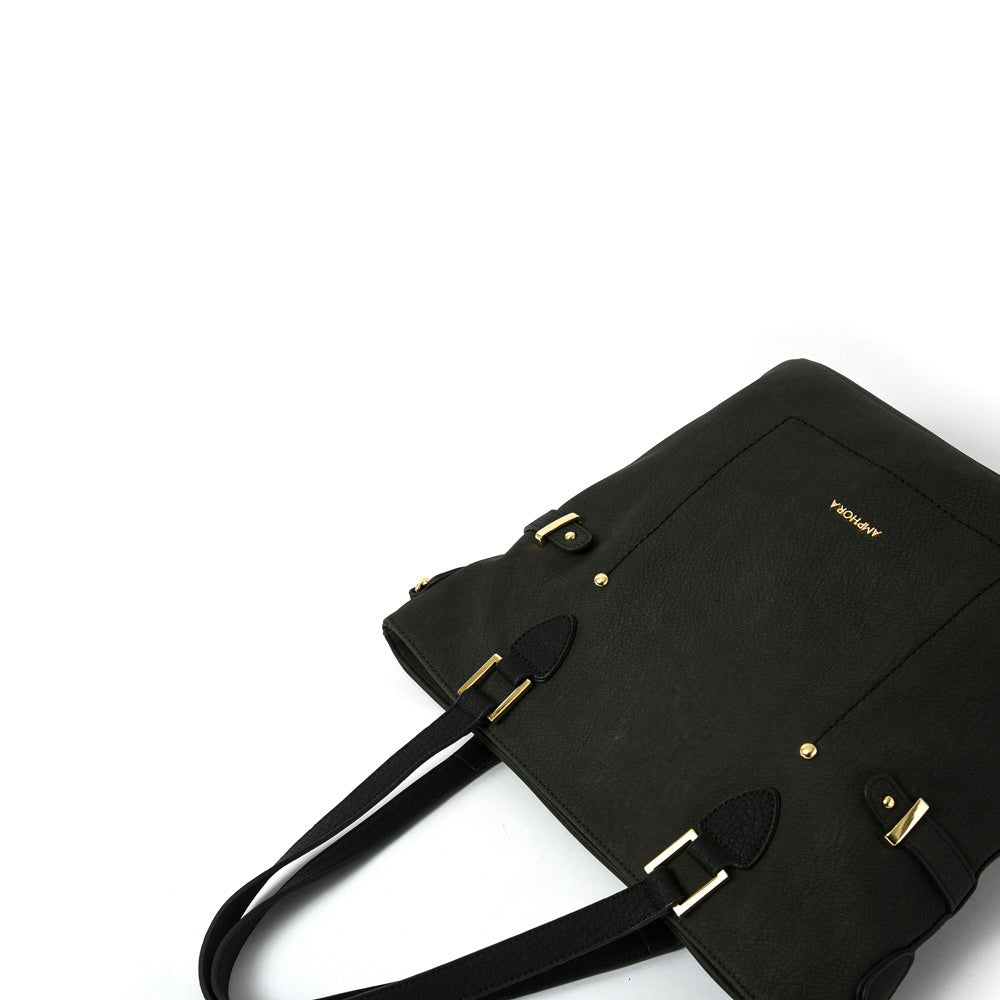 Cartera Dos Asas Fifika Negro