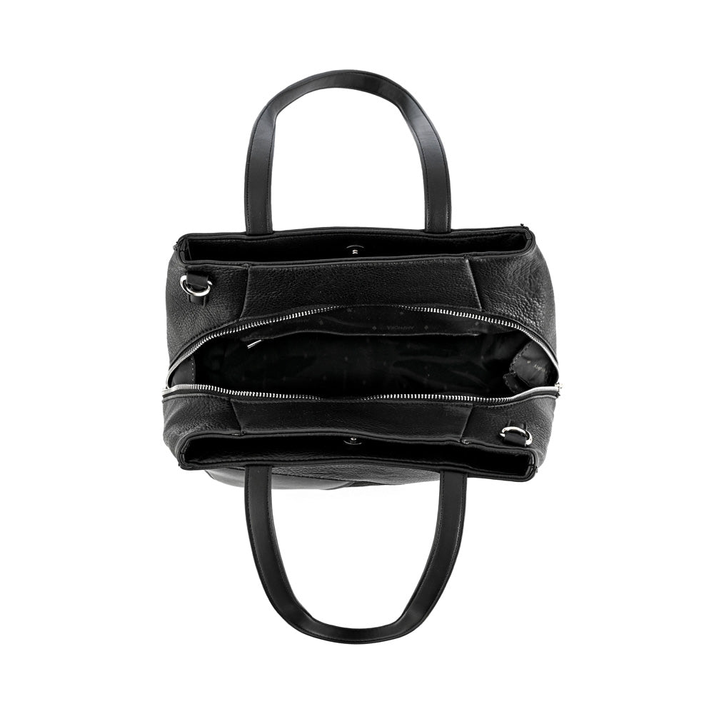 Cartera Dos Asas Noix Negro