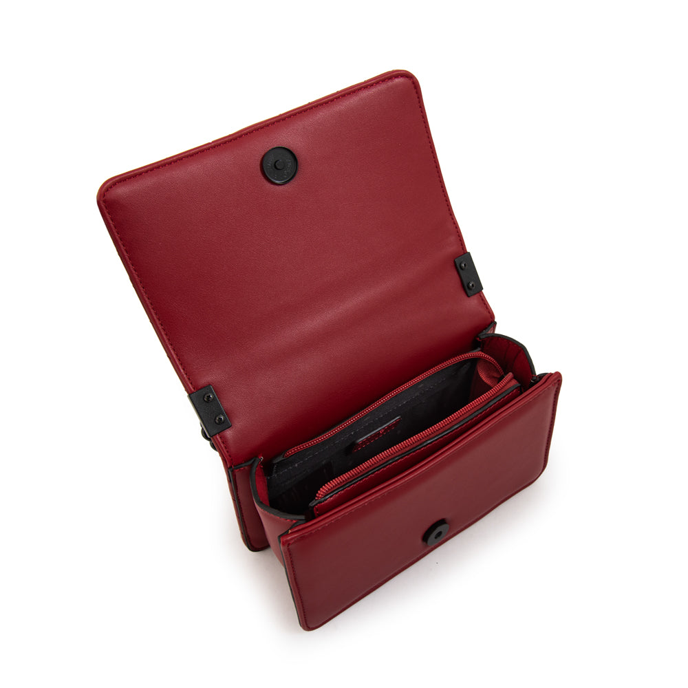 Crossbody Pequeña Muller Rojo