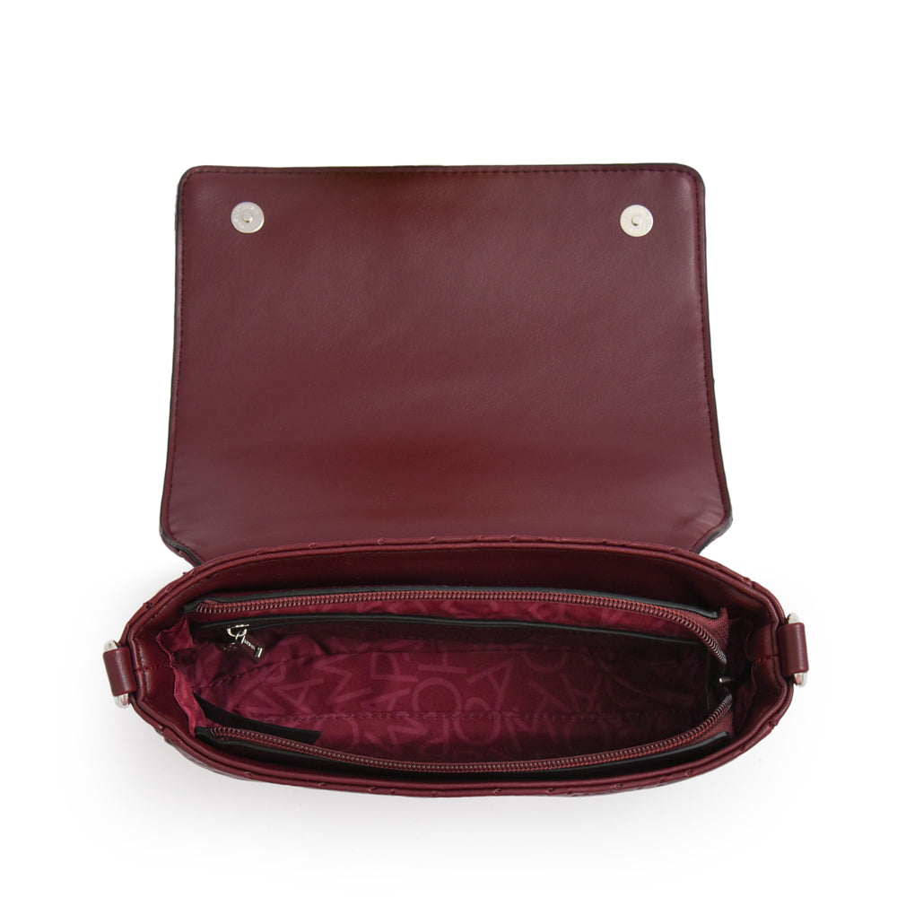 Crossbody Guinea Burdeo