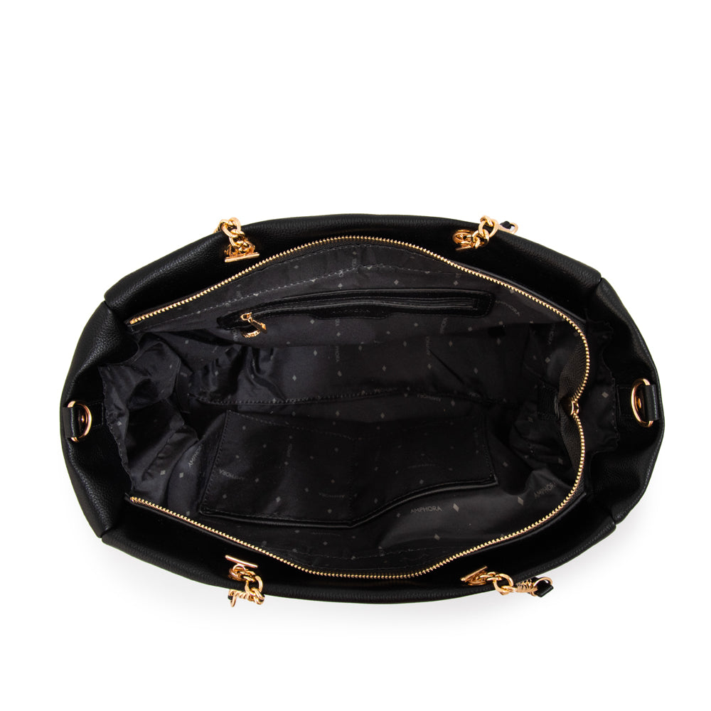 Cartera Dos Asas Demi Negro