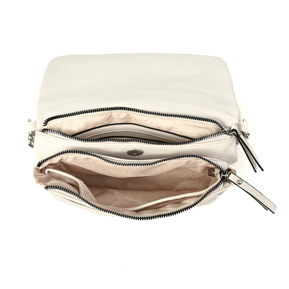 Crossbody Brenda Blanco Crudo