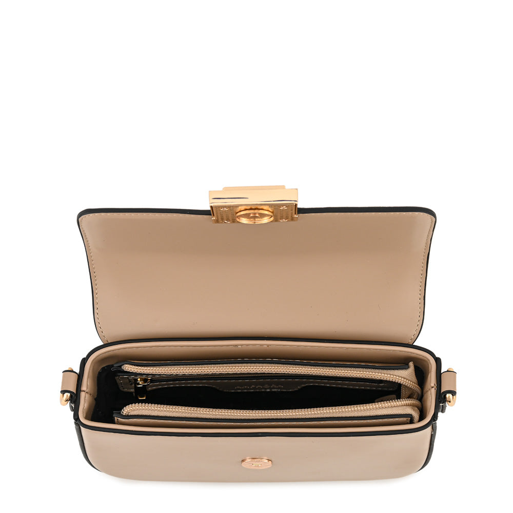 Crossbody Alba Beige Oscuro