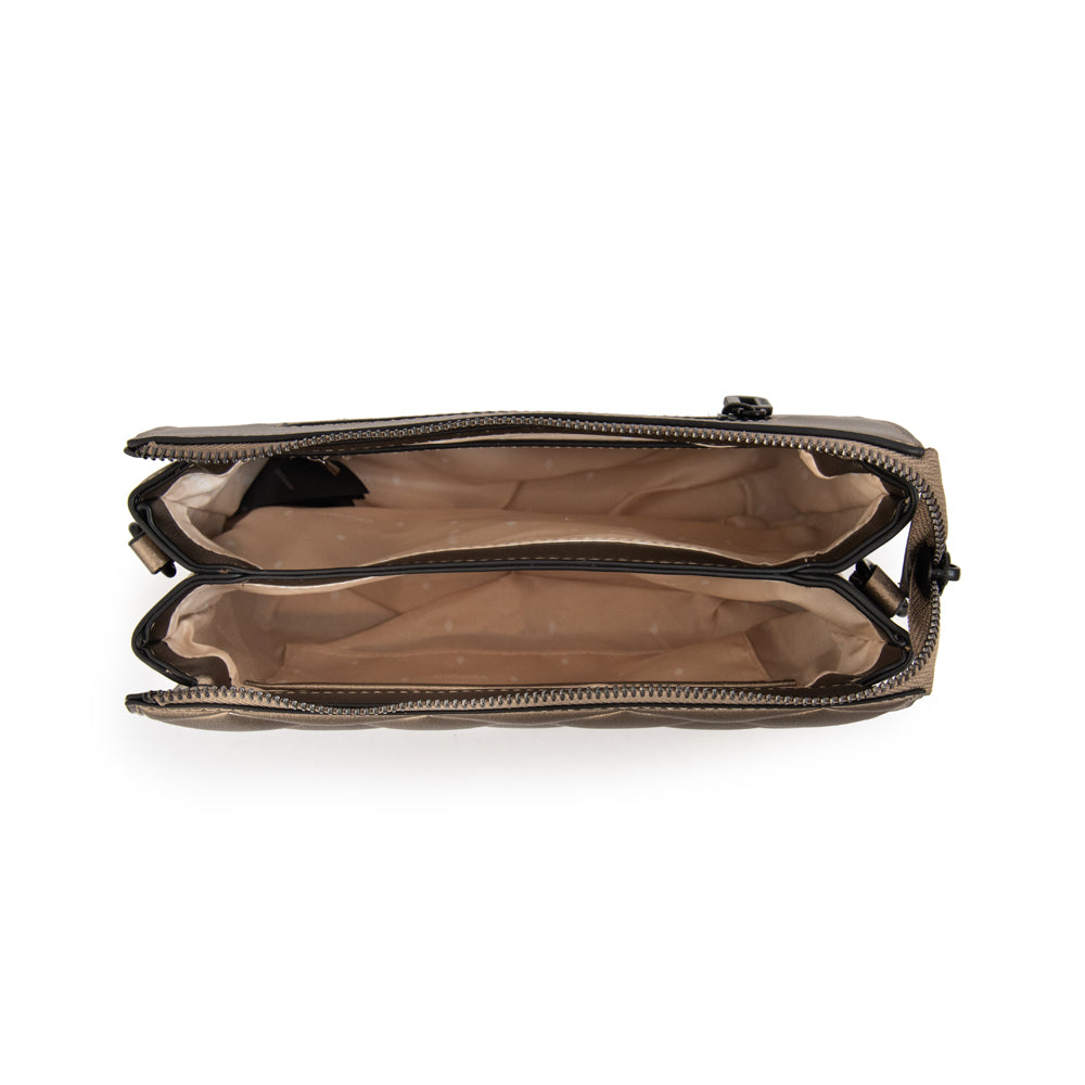 Crossbody Suiza Plateado Oscuro