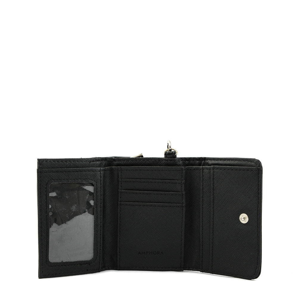 Billetera Cierre Exterior Villazon Negro