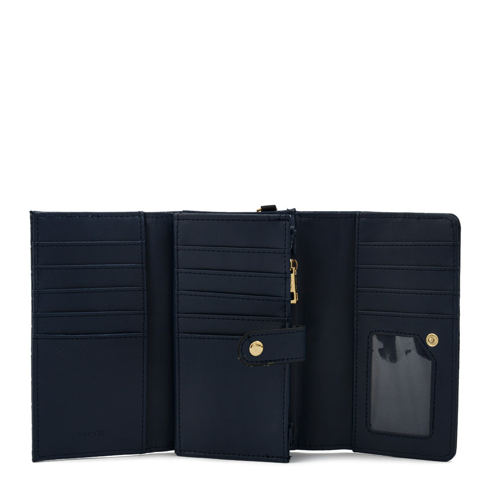 Billetera Acordeon Spencer Azul Oscuro
