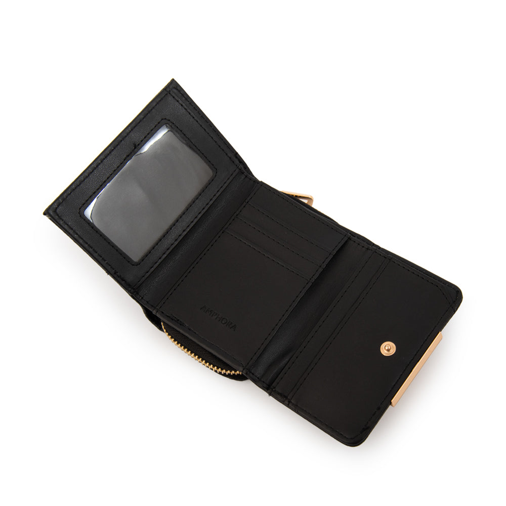 Billetera Pequeña Naty Negro