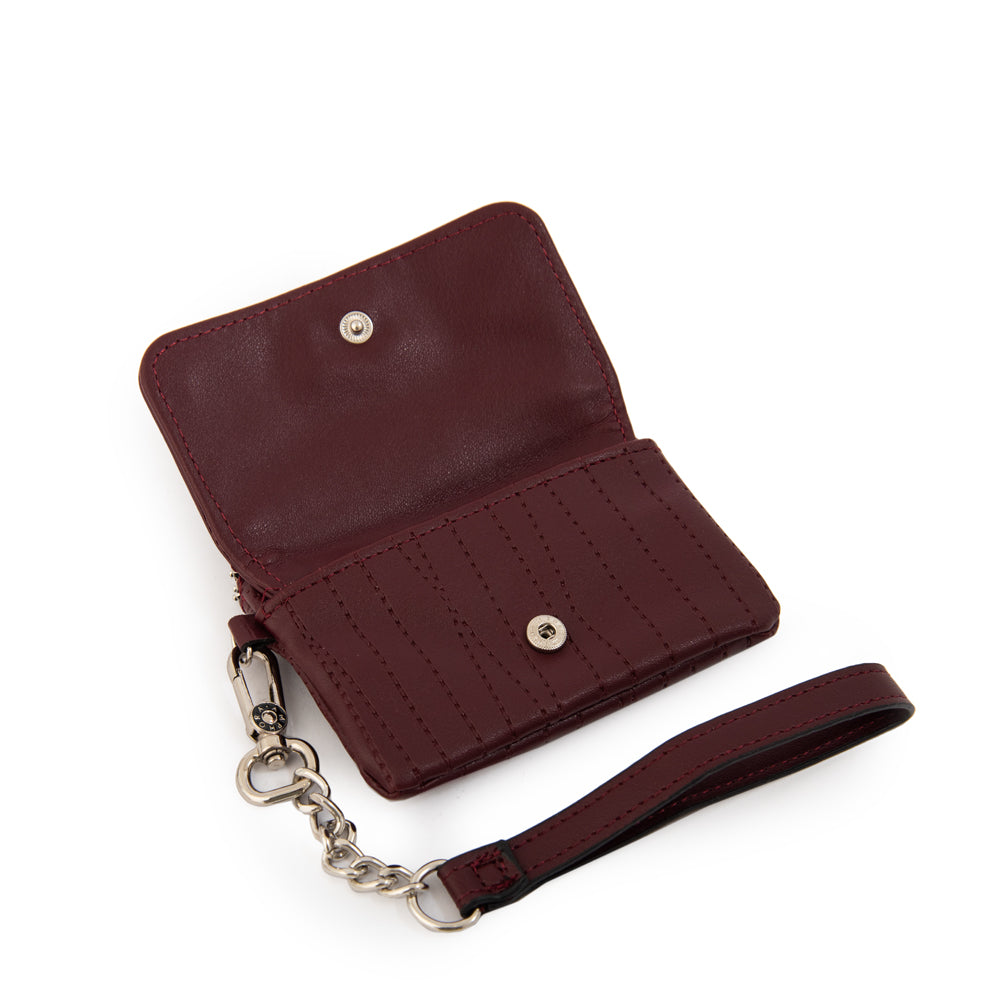 Monedero Guinea Burdeo