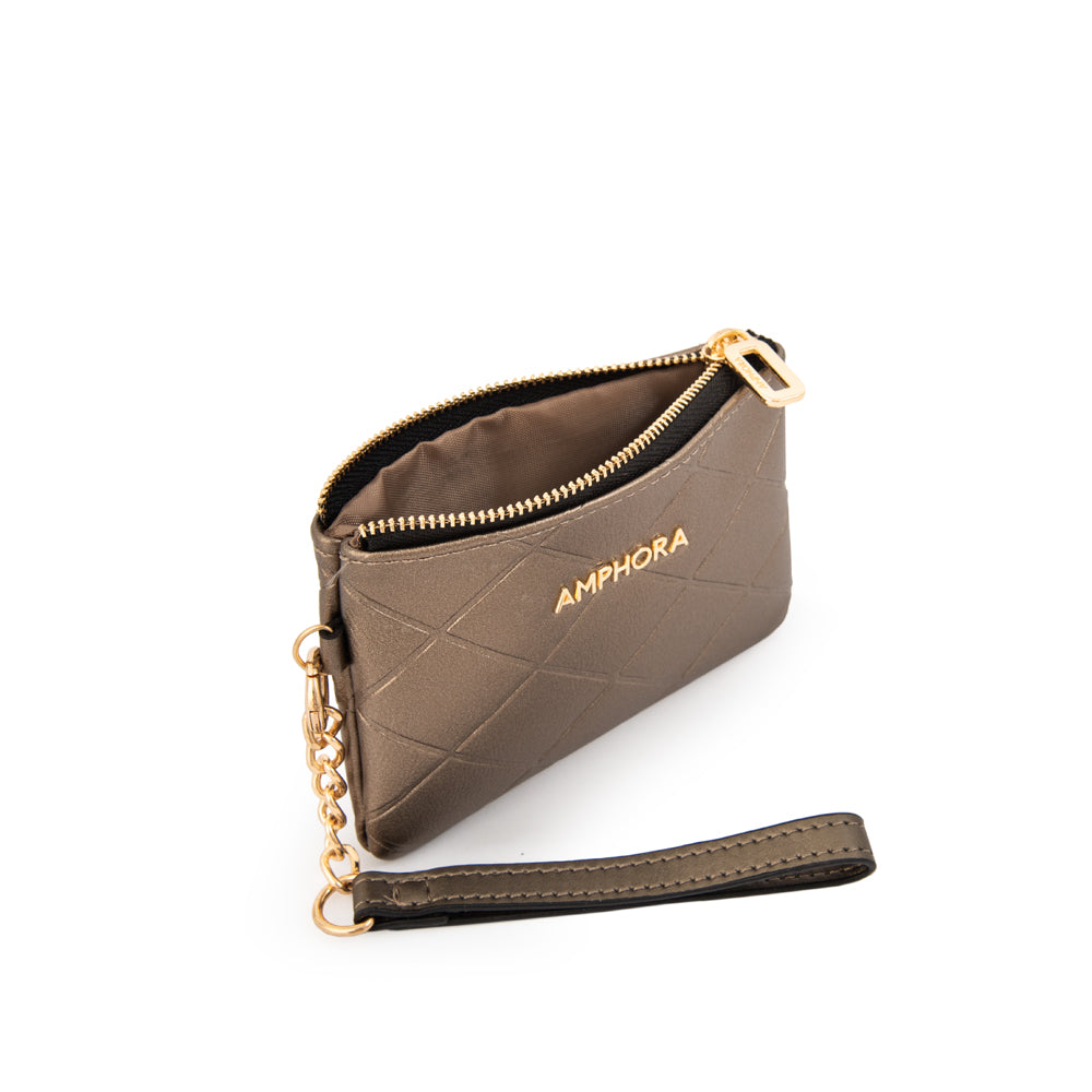 Monedero Suiza Plateado Oscuro