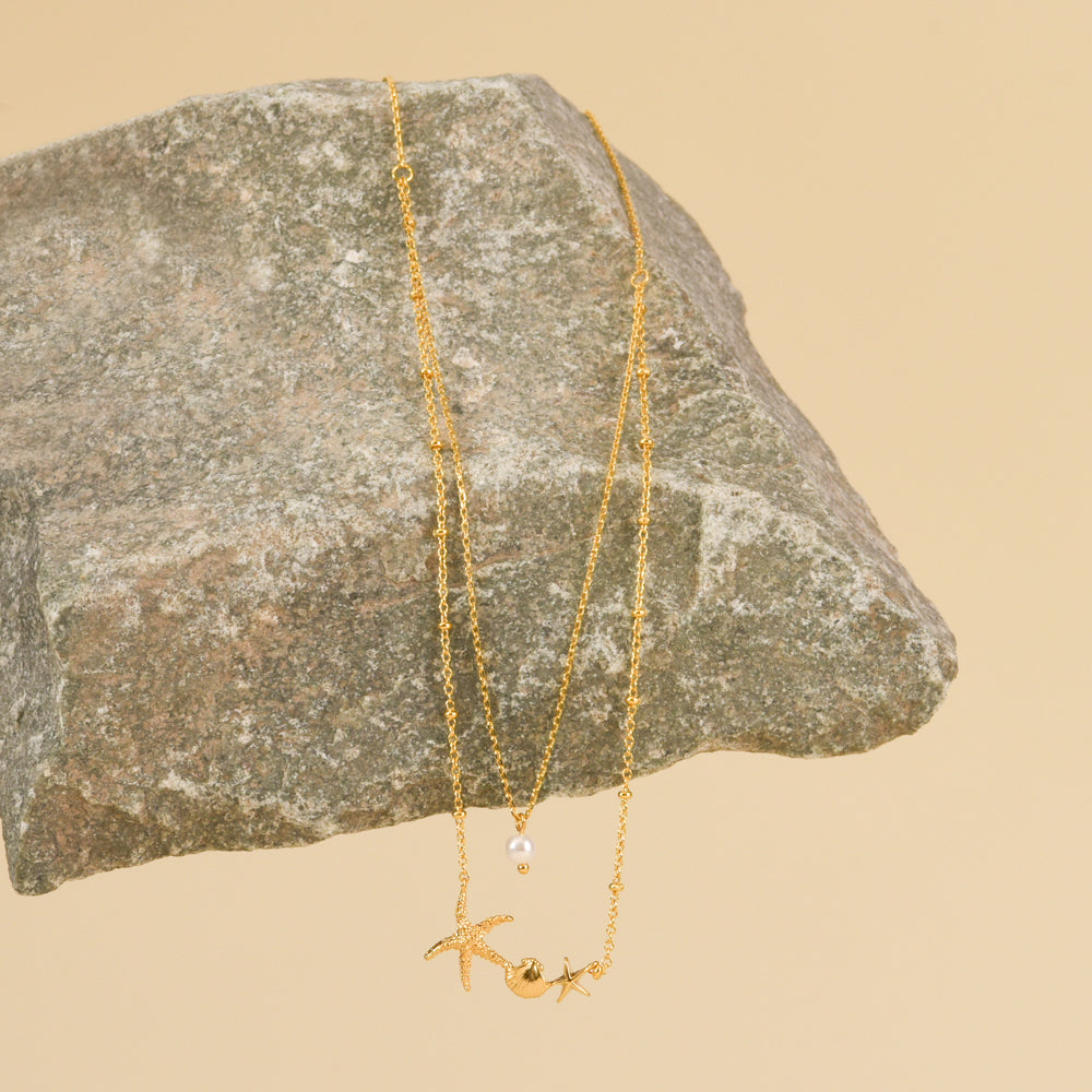 Collar Estrella De Mar Dorado
