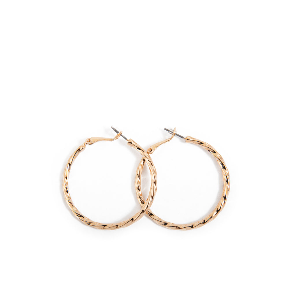 Aretes Argolla D267 Ss25 Dorado