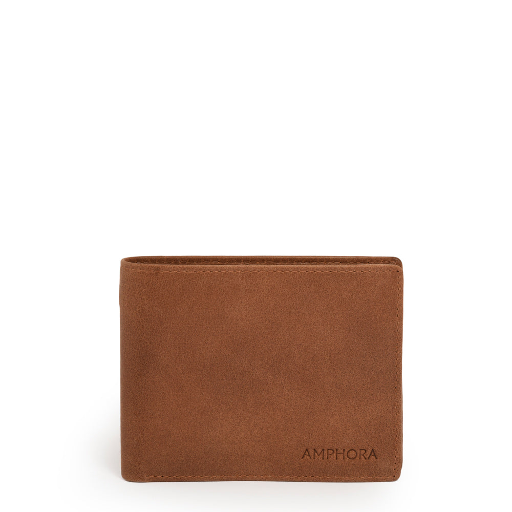 Billetera Hombre Simple Cristian Café – Amphora Peru