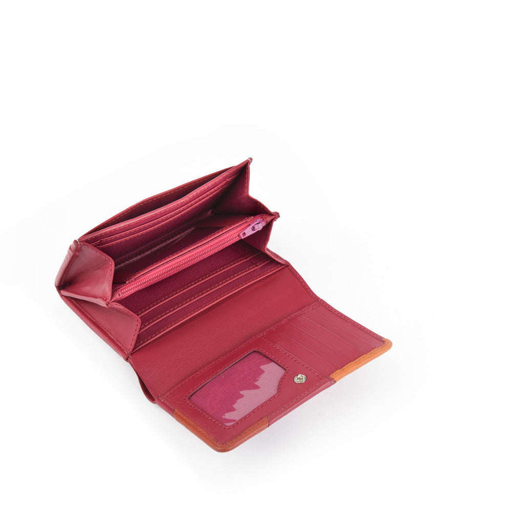 Billetera Acordeon Dauphin Fucsia