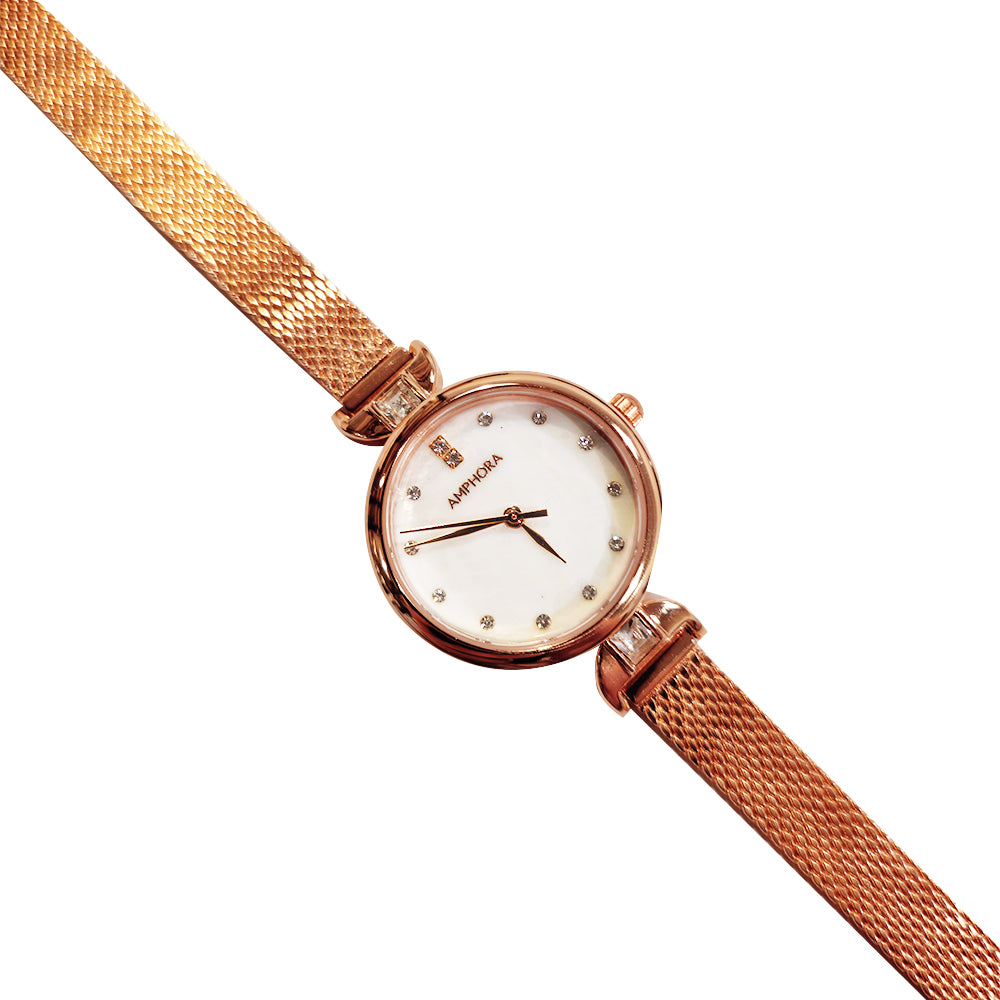 Reloj Cintia Rosado Metálico