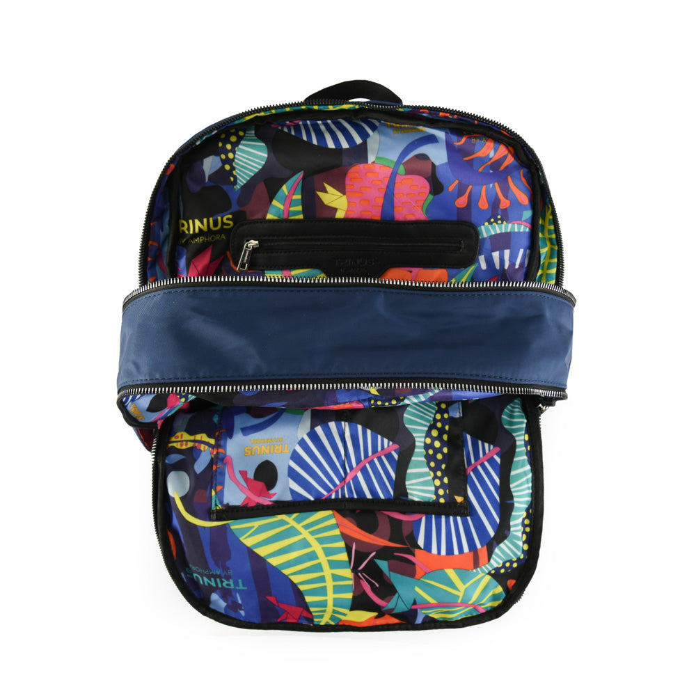 Mochila Porta Laptop College Azul