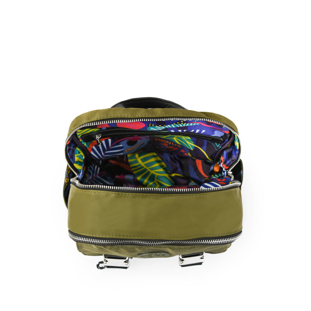 Mochila College Verde Oscuro