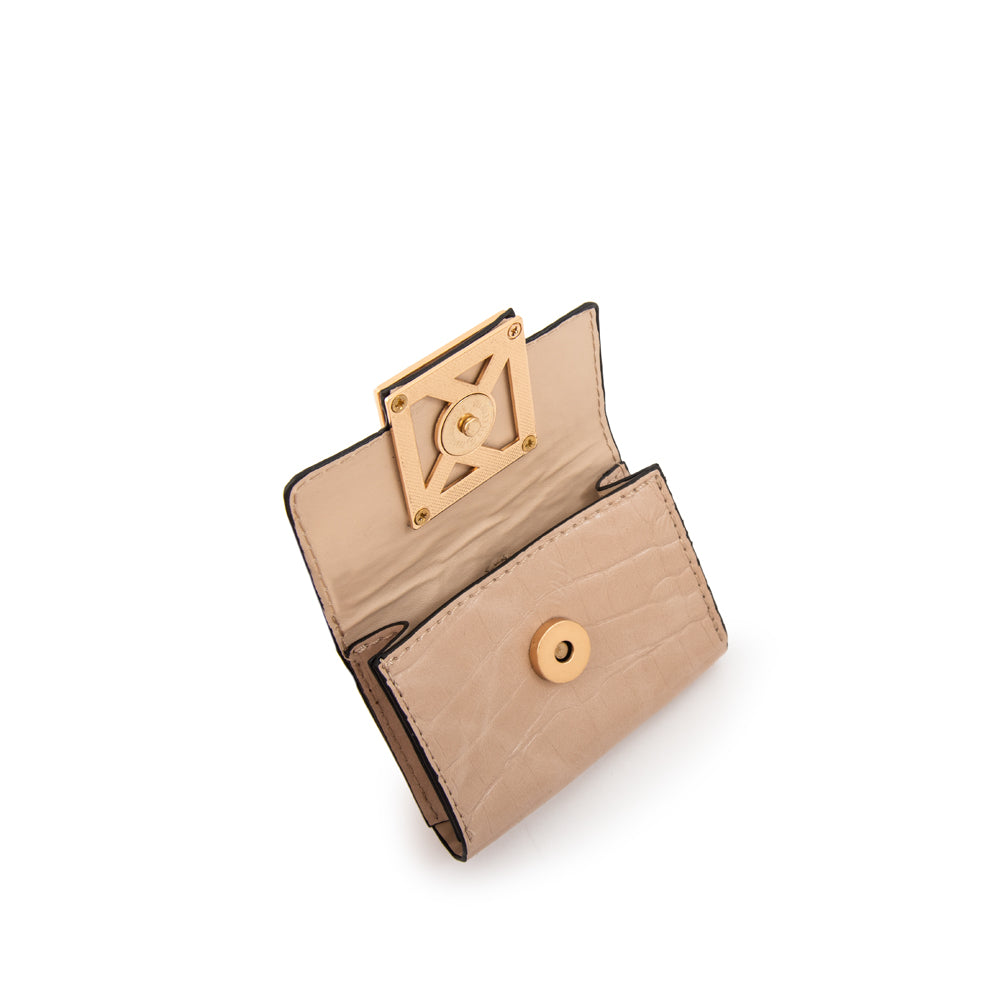 Hanging Tarjetero Cora Beige