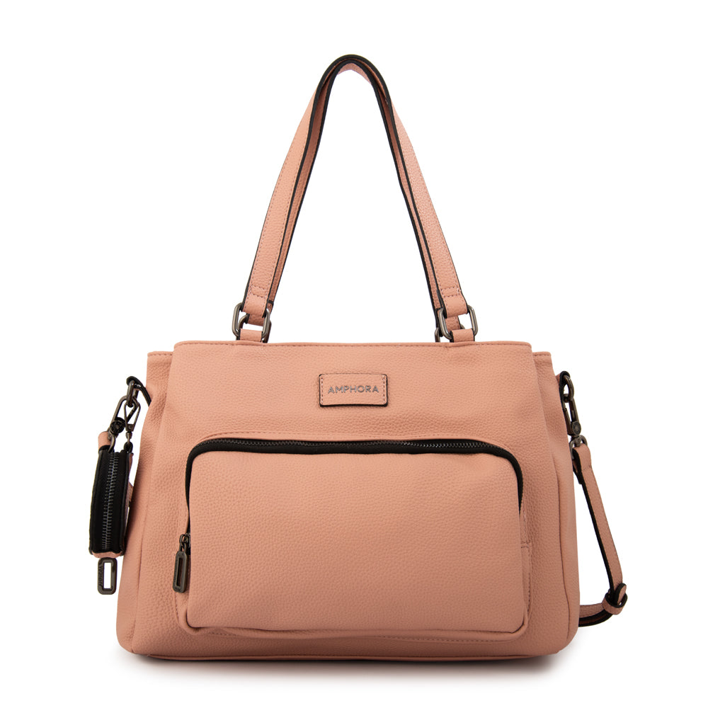 Cartera Dos Asas Dani Rosado Viejo - Main Image