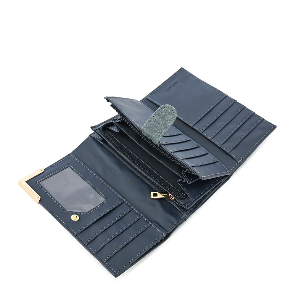 Billetera Acordeon Eleonor Azul