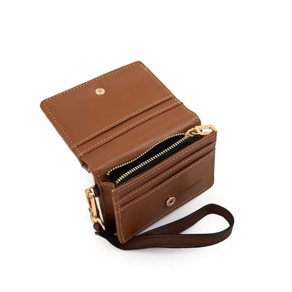 Tarjetero Gambia Beige Oscuro