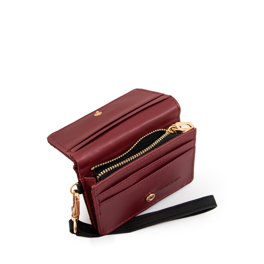 Tarjetero Gambia Rojo