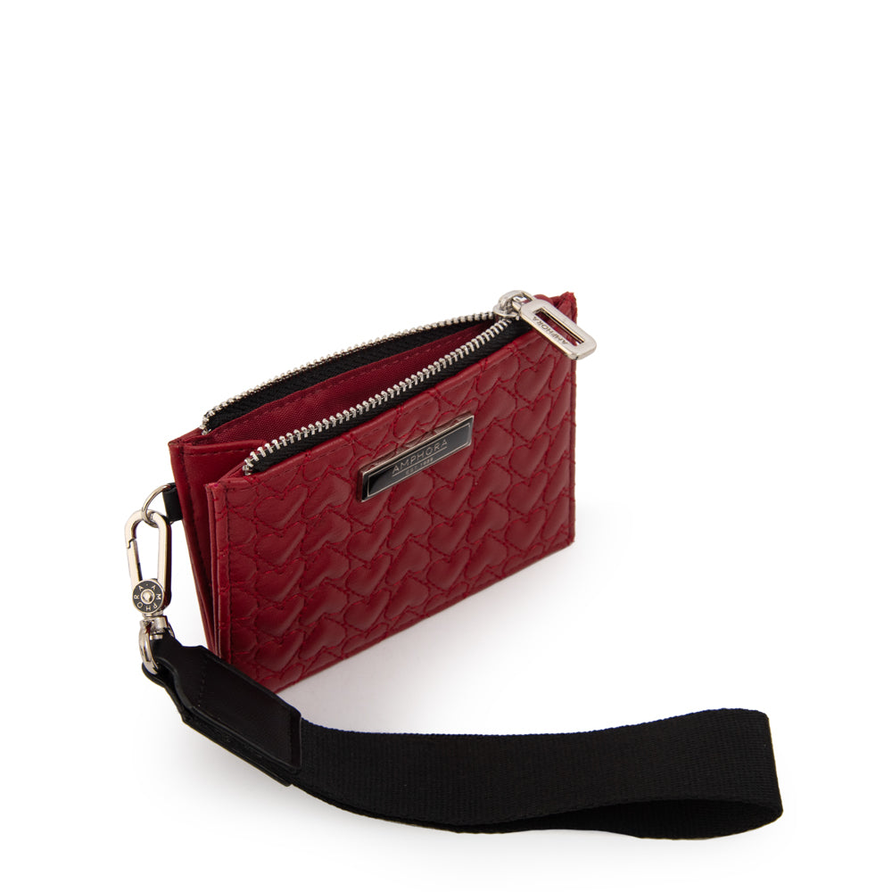 Monedero Tarjetero Miryam Rojo