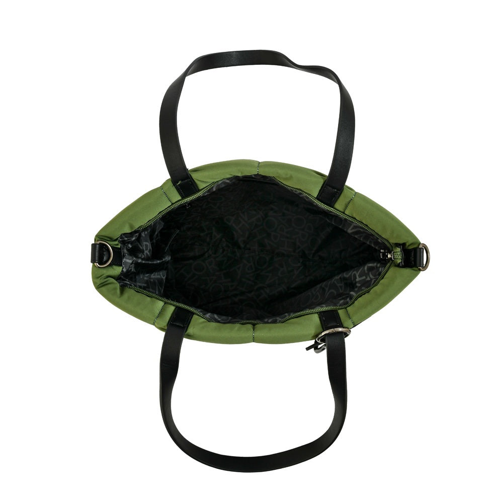 Cartera Dos Asas Novak Verde Oscuro