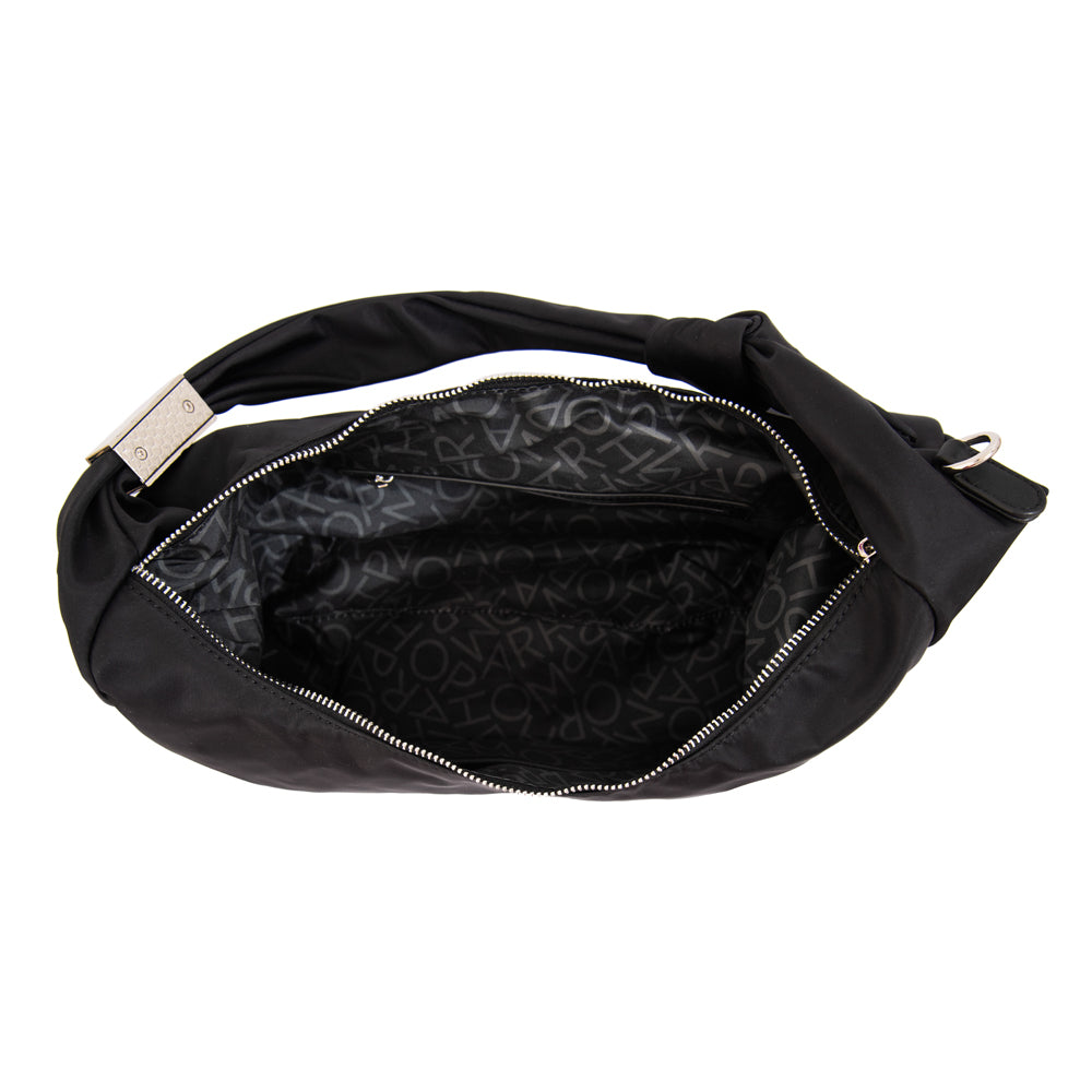Cartera Oval Olivia Negro
