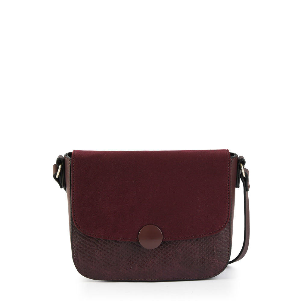 Crossbody Bouton Burdeo