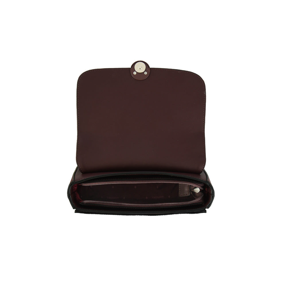 Crossbody Bouton Burdeo