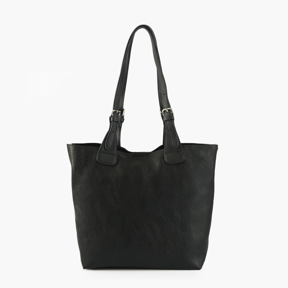 Cartera Dos Asas Isara Negro