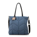Cartera Dos Asas Novak Azul