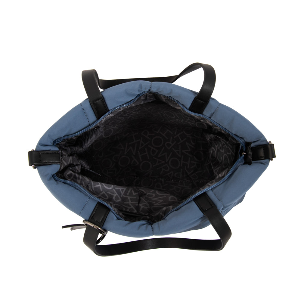 Cartera Dos Asas Novak Azul