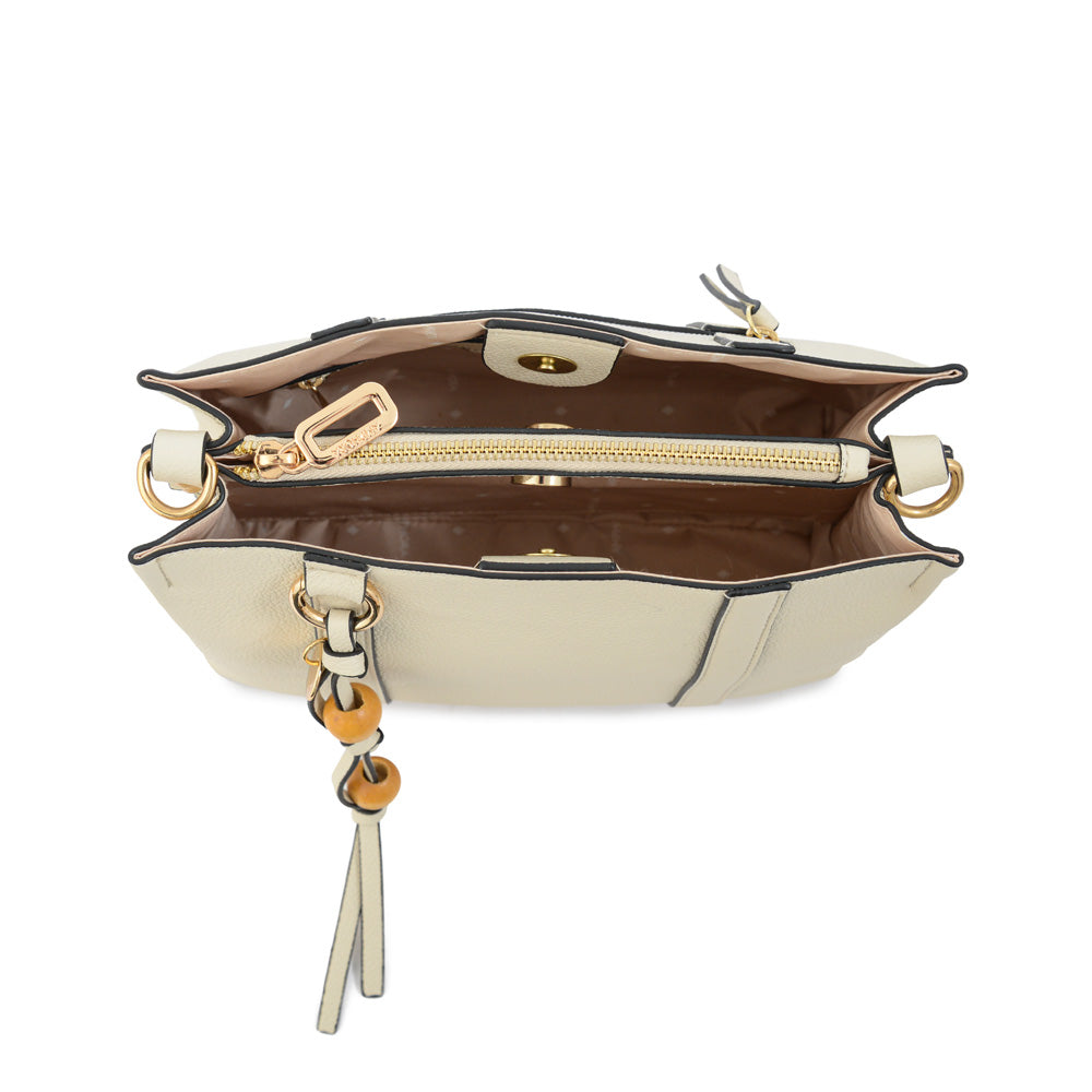 Crossbody Valeria Blanco Crudo