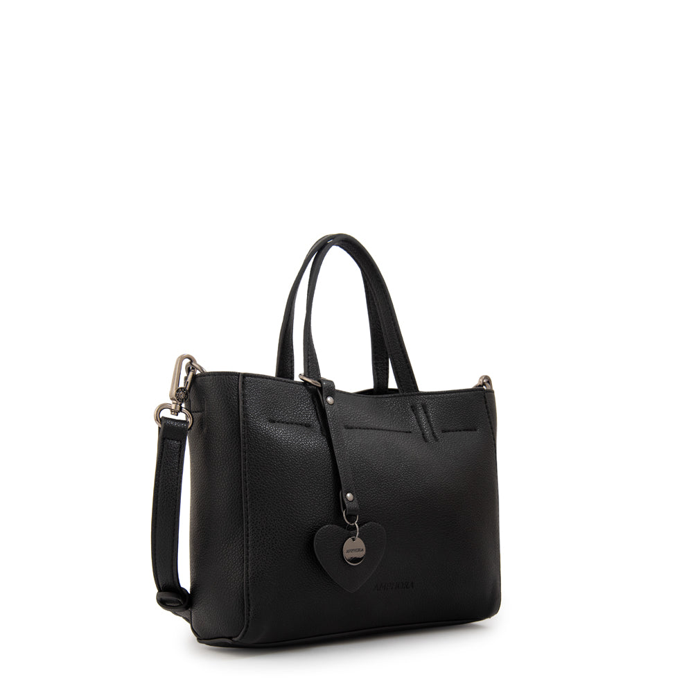 Cartera Dos Asas Victoria Negro