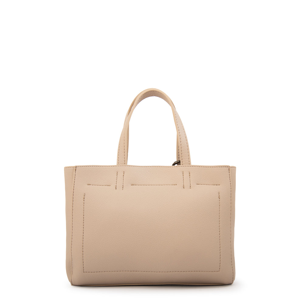 Cartera Dos Asas Victoria Beige