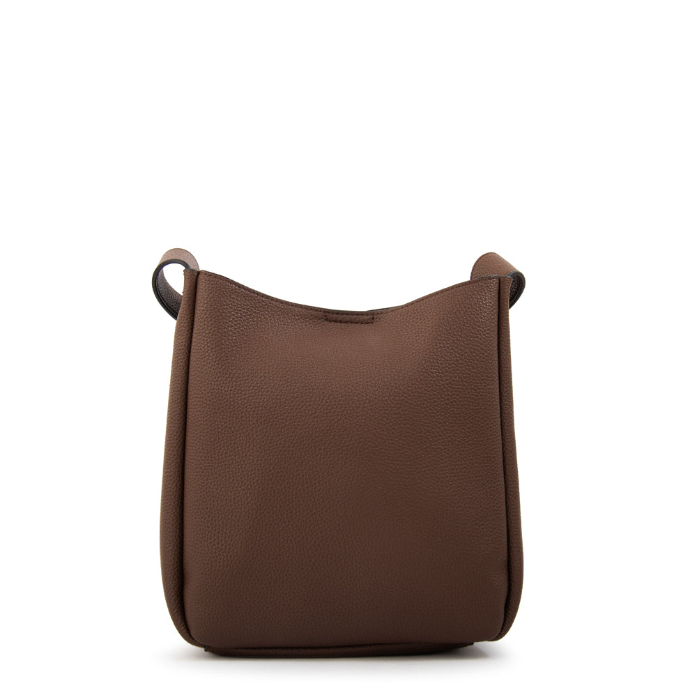 Crossbody Catalina Café Oscuro