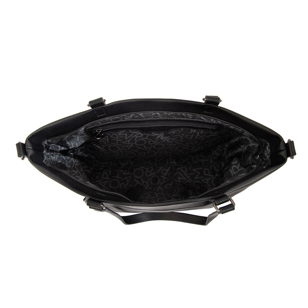 Cartera Dos Asas Carolina Negro