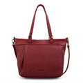 Cartera Dos Asas Carolina Rojo