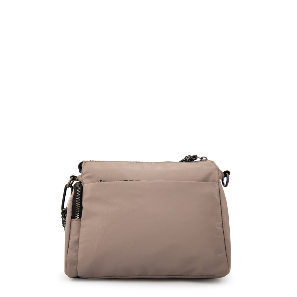 Crossbody Pequeña Julia Beige Oscuro