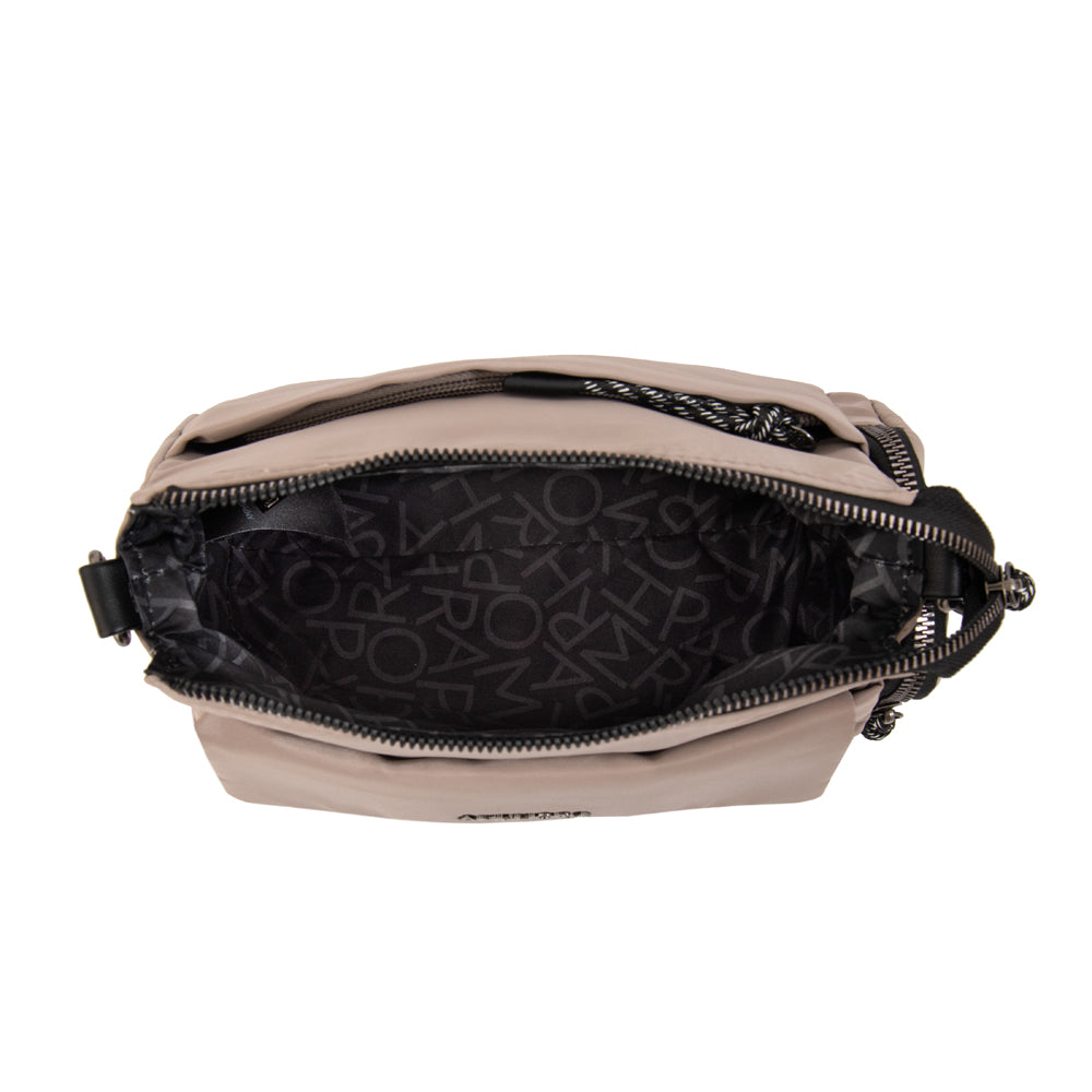 Crossbody Pequeña Julia Beige Oscuro