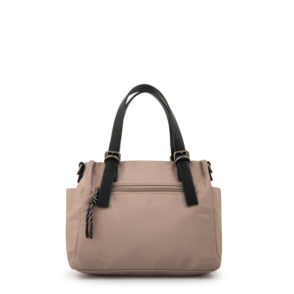 Crossbody Mediana Julia Beige Oscuro