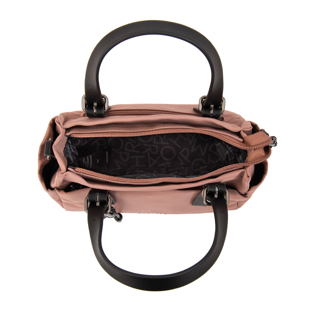Crossbody Mediana Julia Rosado Viejo