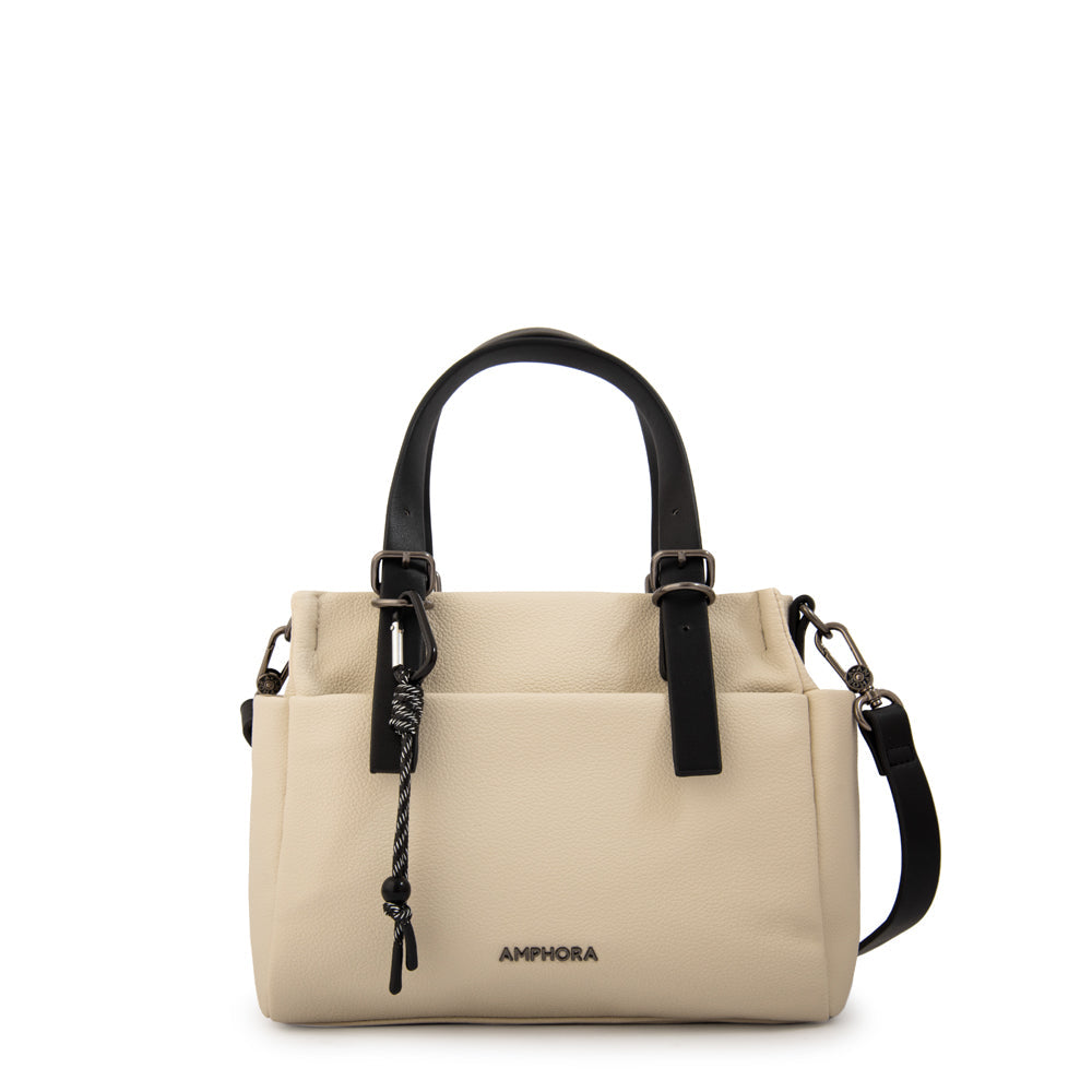 Crossbody Mediana Julia Blanco Crudo