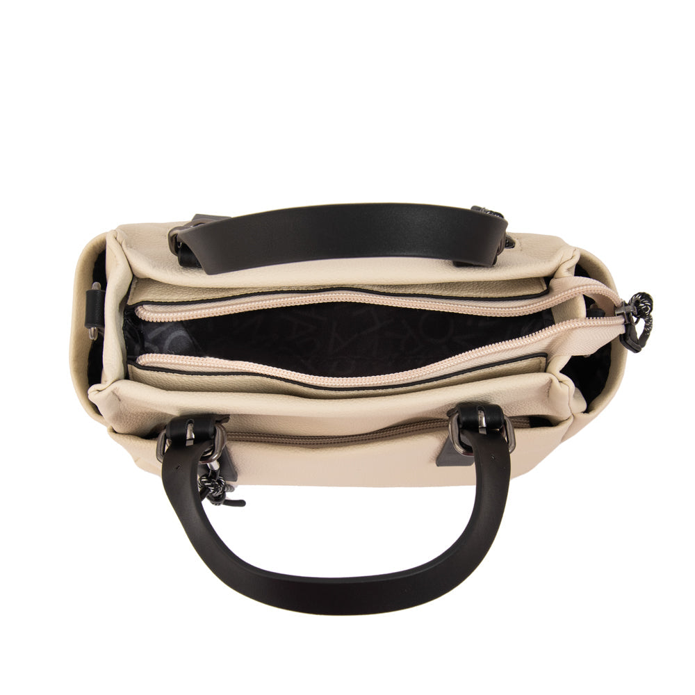 Crossbody Mediana Julia Blanco Crudo