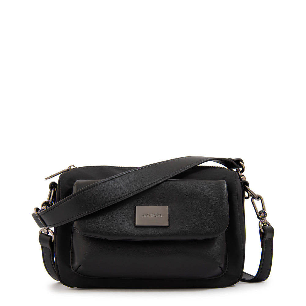Crossbody Lara Nylon Negro