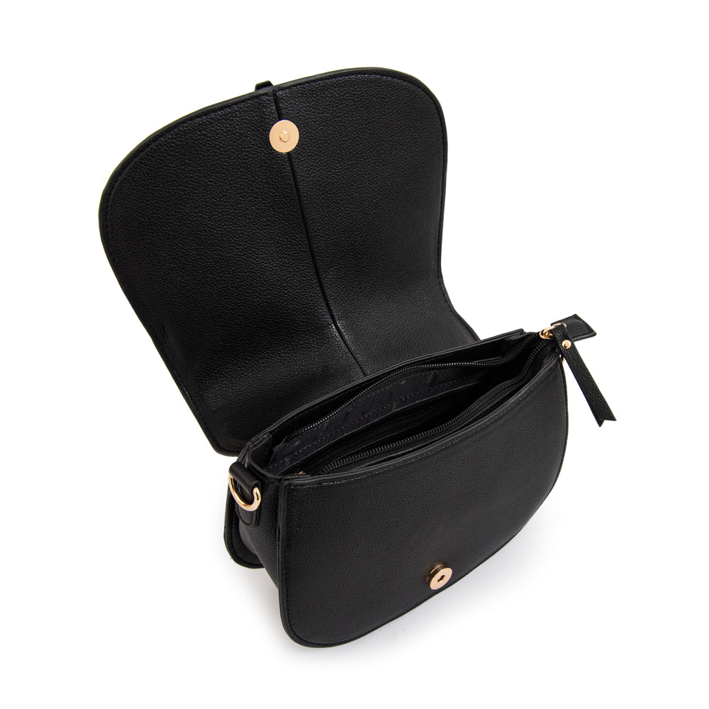 Crossbody Aria Croco Negro