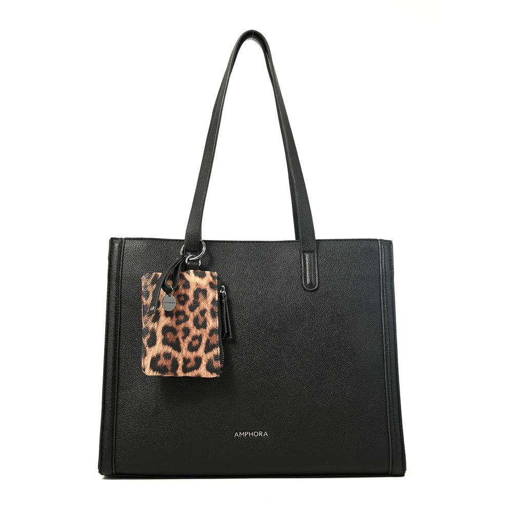 Cartera Dos Asas Nora Negro