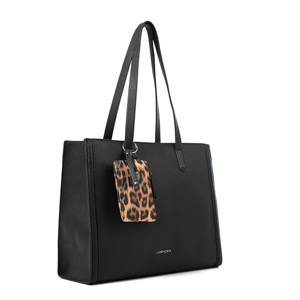 Cartera Dos Asas Nora Negro