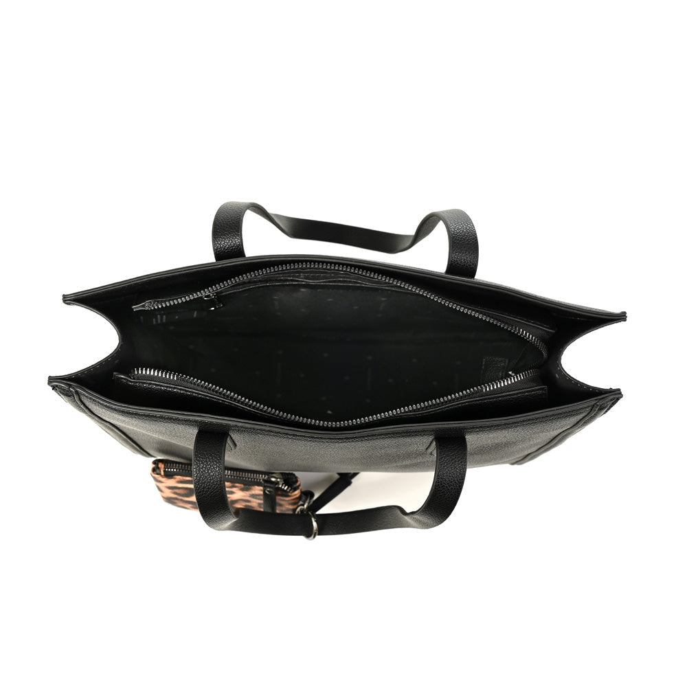 Cartera Dos Asas Nora Negro
